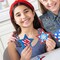 4th of July Felt Patterned Patriotic Star Magnet Craft Kit Makes 12